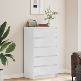 VidaXL kumode, 60x36x103 cm, balta.