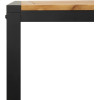 VidaXL dārza galds ar U-veida kājām, 140x80x75 cm, masīvs akācijas koks.
