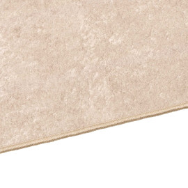 VidaXL MARSA paklājs, krēmkrāsas, 100 x 100 cm, poliesters un PVC.
