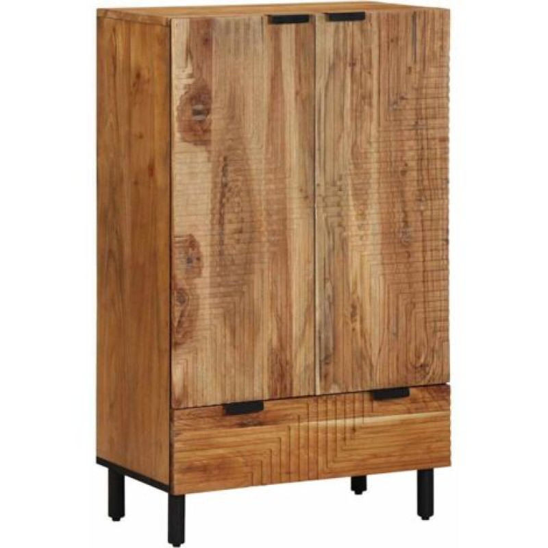 Kumode 60 x 33 x 100 cm, masīvs akācijas koks, vidaXL.