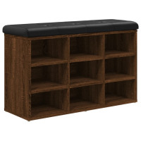 vidaXL Apavu sols 82 x 32 x 50 cm, inženierijas koks, brūna ozolkoka krāsa.