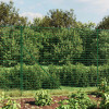 VidaXL stiepļu sieta žogs, zaļā krāsā, 1x25 m, cinkots tērauds.