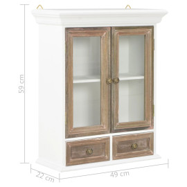 VidaXL sienas skapis, 49x22x59 cm.