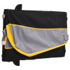 VidaXL velosipēda kravas piekabe 45 kg, melna/dzeltena (94127).