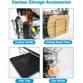 Trauku žāvētājs TONGKTAI 3 līmeņu nerūsējošā tērauda 