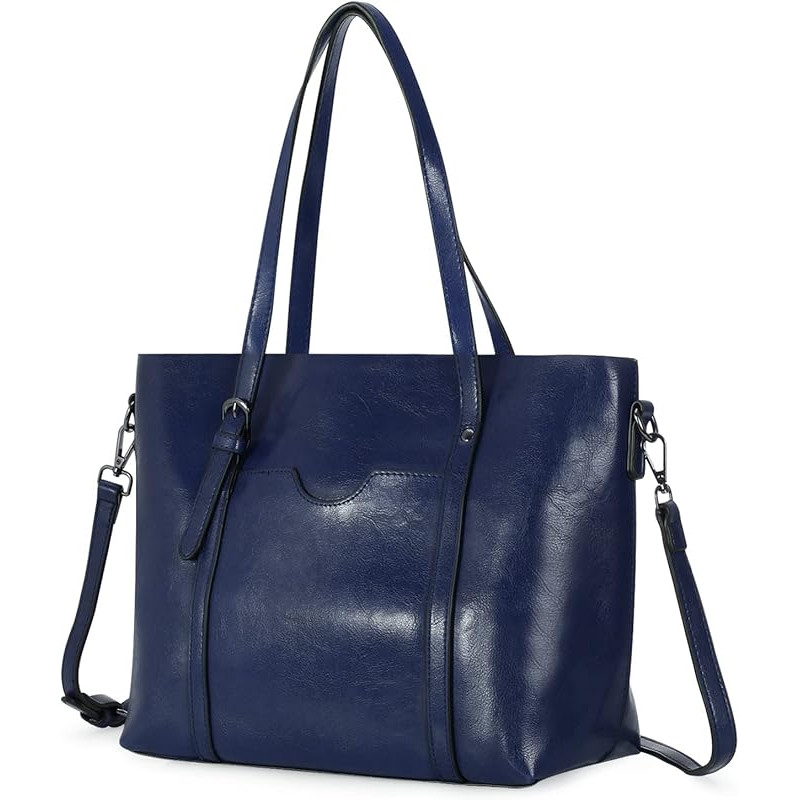  Klasiska un eleganta HAWEE plecu soma zila