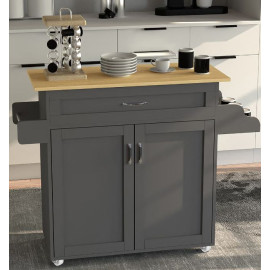 Relaxdays virtuves servēšanas ratiņi.