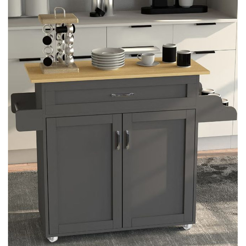 Relaxdays virtuves servēšanas ratiņi.