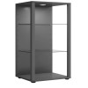 Vitrīna GLASOL XXL, antracīts.