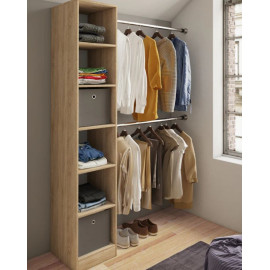 Atvērtais garderobes plaukts "Dacho lll".