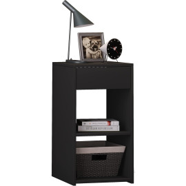 VCM “Sledo Maxi” sānu galds/naktsskapītis, melns.