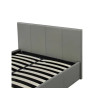 Argos Home “Lavendon” divvietīgs, no sāna atverams gultas rāmis, pelēks.