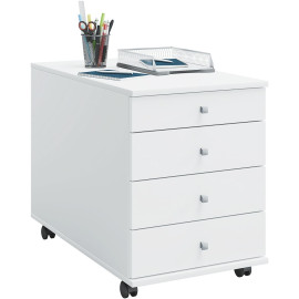 VCM biroja skapītis uz riteņiem “Lona” 75 cm dziļš.