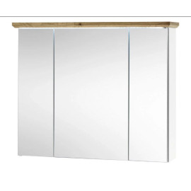 Spoguļskapis “Toskāna” ozola efekta krāsā/ balts.