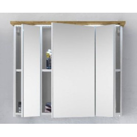 Spoguļskapis “Toskāna” ozola efekta krāsā/ balts.