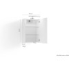 Spoguļa skapis »Salsa«, ar LED, 40cm.