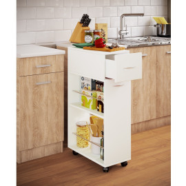 Nišas virtuves ratiņi “Tusal” ar atvilktni.