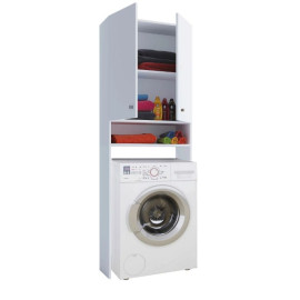 VCM veļas mašīnas skapis “Lona”, platums: 64,2 cm, balts.