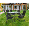 VCM dārza mēbeļu, galda un krēslu komplekts.