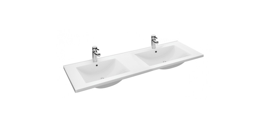 Izlietne dubultā / WILLIGEN / 120 cm / balts /.