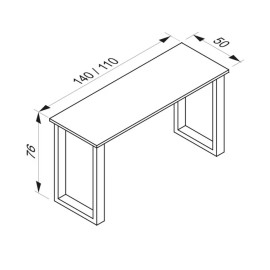 VCM Premium rakstāmgalds Lona U.