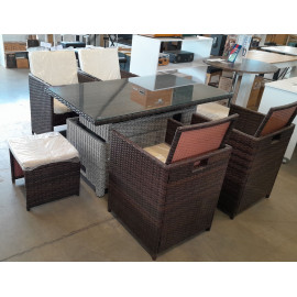 7- daļīgs dārza mēbeļu komplekts "Maze Living".