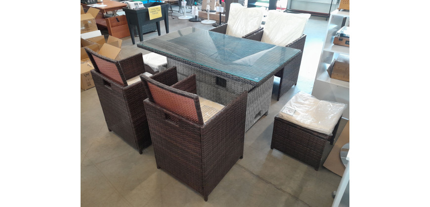 7- daļīgs dārza mēbeļu komplekts "Maze Living".