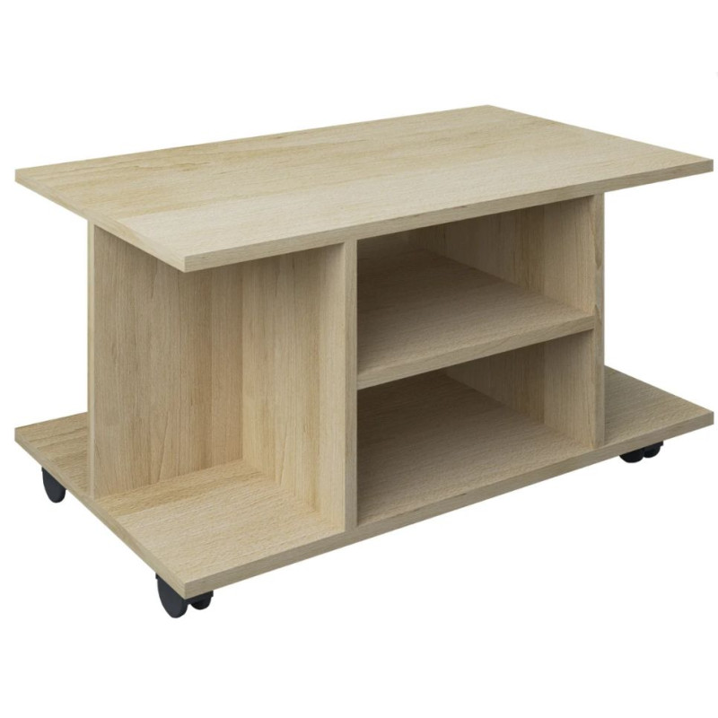 VCM NORDIC Findalo TV galds uz riteņiem (80x40).