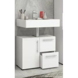 VCM vannas istabas izlietnes skapītis “Flandu" balts.