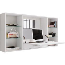  VCM sienas galdiņš ar izvelkamu virsmu.