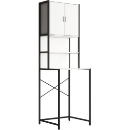 VCM veļas mašīnas metāla virsbūves skapis “Edino” balts. 