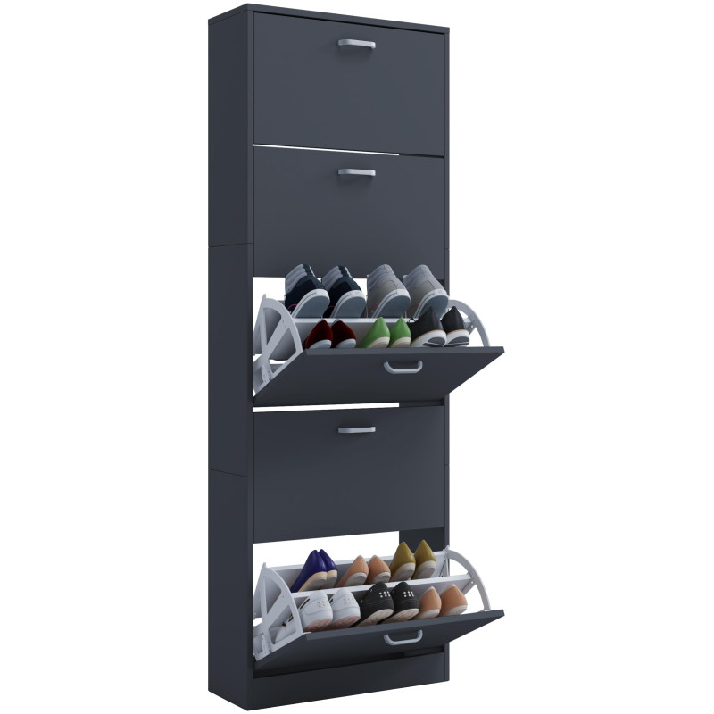 VCM apavu skapis “Sipos XL” antracīts.