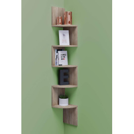 VCM dekoratīvs sienas, stūra plaukts.