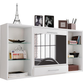  VCM sienas galdiņš ar izvelkamu virsmu.