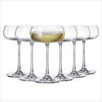 Crystal Bohemia kokteiļu glāzes, komplekts (6 gab.).
