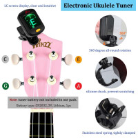 Winzz soprāna ukulele iesācējiem.