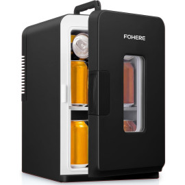 FOHERE 2-in-1 mini ledusskapis, 15 l.