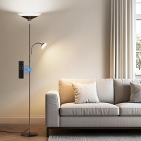 SIBRILLE LED stāvlampa ar tālvadības pulti – 182,9 cm.