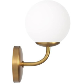 Generic sienas lampa ar stikla kupolu (G9 LED).