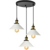 iDEGU 3 spuldžu piekaramā griestu lampa industriālā stilā. 