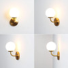 Generic sienas lampa ar stikla kupolu (G9 LED).