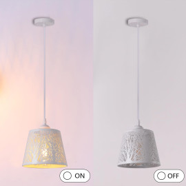 AIRTWESD E27 metāla moderna piekaramā griestu lampa.