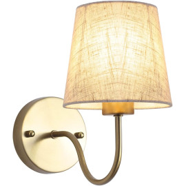 LASENCHOO zelta krāsas sienas lampa.