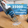 PowerClean 2400 rokas putekļsūcējs 9000 Pa ar uzlādes staciju un LED apgaismojumu.