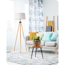 EDISHINE regulējama grīdas lampa viesistabai.