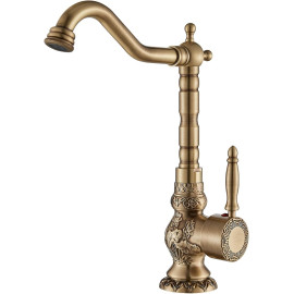 Suguword antīka stila misiņa jaucējkrāns.