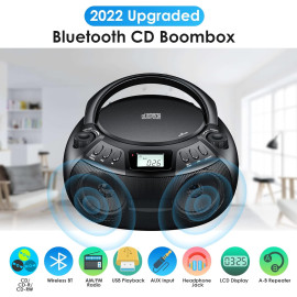 Gueray Boombox CD atskaņotājs.