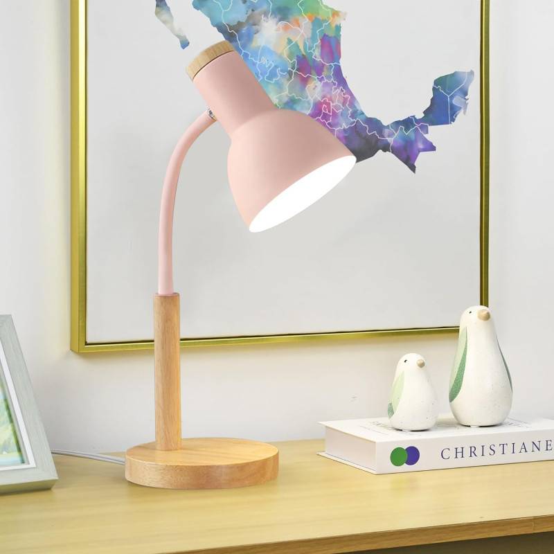 OKSANO galda lampa, LED lasīšanas lampa klasiskā dizainā.