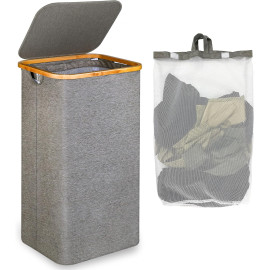 Efluky veļas grozs ar vāku.