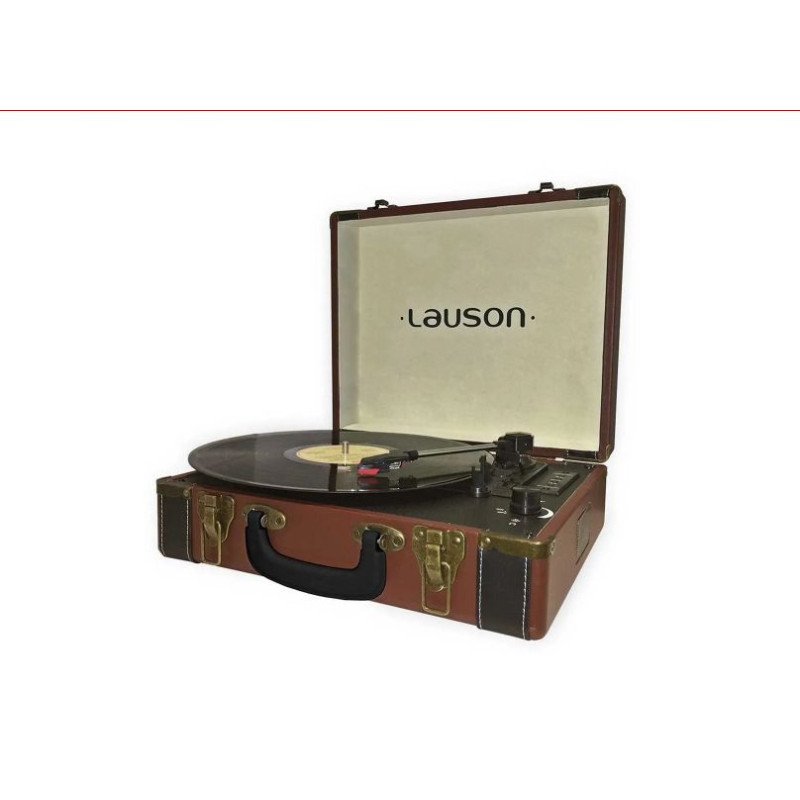 Lauson CL605 Bluetooth vinila plašu atskaņotājs ar skaļruņiem. 